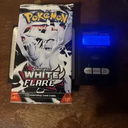EXTREMELY HEAVY Pokemon TCG S&V White Flare Booster Pack (22.90g!) - Image 1