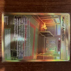 Pokemon Cosmic Eclipse Secret Gold Martial Arts Dojo 268/236 - Image 1