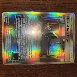 Pokemon Cosmic Eclipse Secret Gold Martial Arts Dojo 268/236 - Image 2