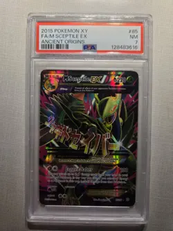 PSA 7 Pokemon Ancient Origins Mega Sceptile EX Full Art #85/98 - Image 1