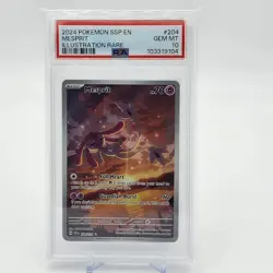 2024 Pokemon SSP En-surging Sparks #204 Mesprit Illustration Rare PSA 10 - Image 1