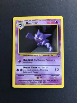 Pokemon TCG Haunter Base Set 2 43/130 Regular Unlimited Uncommon - Image 1