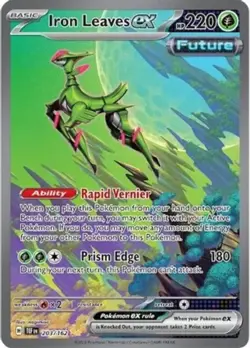 Pokemon: 1x Iron Leaves ex - 203/162 - Special Illustration Rare - NM Temporal F - Image 1