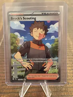 Pokemon TCG Brock's Scouting 179/159 Sv09: Journey Together - Image 1