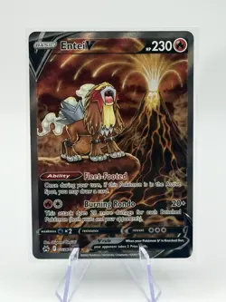 Entei v Crown Zenith Galarian Gallery Holo Ultra Rare Pokemon TCG GG36/GG70 - Image 1