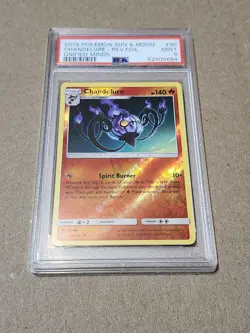 Pokemon CHANDELURE 30/236 Reverse Holo Rare Unified Minds PSA 9 - Image 1