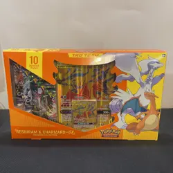 Pokemon Reshiram & Charizard GX Premium Collection Box New Sealed Box Damage - Image 1