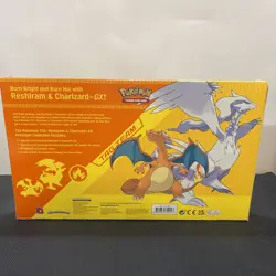 Pokemon Reshiram & Charizard GX Premium Collection Box New Sealed Box Damage - Image 3