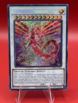 Crimson Dragon (Secret Rare) RA04-EN061 Quarter Century Stampede 1st Edition - Image 1