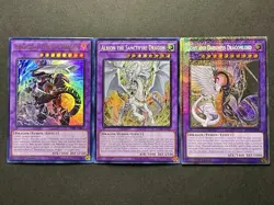 Albion The Sanctifire Dragon + Borreload Furious Dragon + Dragonlord | YuGiOh! - Image 1