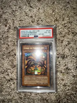 Yu-Gi-Oh! Lob 1st Edition 2002 Exodia/Forbidden One PSA 4 - Image 1