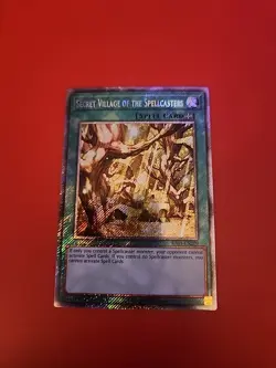 Secret Village of the Spellcasters (Platinum Secret Rare) RA03-EN209 Quarter... - Image 1