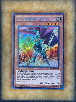 Yugioh Celtic Guard of Noble Arms MVP1-ENS48 Secret Rare 1st Ed NM - Image 1
