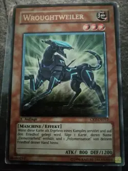 Yu-Gi-Oh! CRV-DE012 Wroughtweiler Ultimate Rare Deutsch 1. Auflage Excellent - Image 1