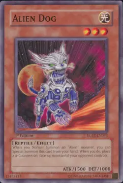 Yugioh Alien Dog #RGBT-EN033 Raging Battle 1st Edition - Image 1