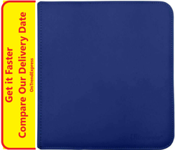 ULTRA PRO Binder 12 pocket Zippered PRO Binder Holds 480 Cards BLUE INSTOCK - Image 1