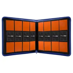 ULTRA PRO Binder 12 pocket Zippered PRO Binder Holds 480 Cards BLUE INSTOCK - Image 3