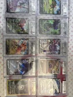 Pokemon 10x Graded Card Lot Alt Arts N More Beckett Graded #8 - Image 1