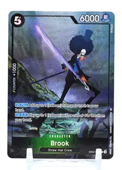 One Piece Card - BROOK EB02-048 (R) Alt Art Anime 25th Collection English NM/M - Image 1