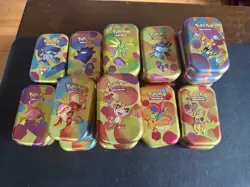 Pokemon Mini Tins Empty Lot of 57 Tins Only No Cards No Packs - Image 3