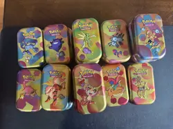 Pokemon Mini Tins Empty Lot of 57 Tins Only No Cards No Packs - Image 4