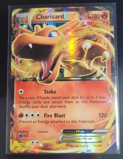 Pokemon TCG Charizard EX Holo Rare Card 11/106 XY Flashfire - Image 1