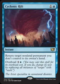 Cyclonic Rift - Heavy Play MTG Commander 2014 Edition - Image 1
