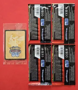 New Factory Sealed Pokemon Mega Evolutions Bulbasaur Promo Card +4 Booster Packs - Image 2
