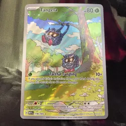 Tangela 178/165 Sv: Scarlet & Violet 151 Holo Pokemon Card Grass Type Full Art - Image 1