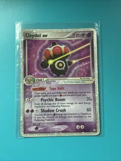Pokemon TCG Claydol EX Power Keepers Holo Rare Card 93/108 EX LP - Image 1