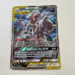 Mewtwo & Mew GX SM191 Sm Holo LP Card - Image 1