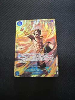 Portgas D. Ace OP13-119 SEC One Piece Card Game Japanese Ships From USA - Image 1