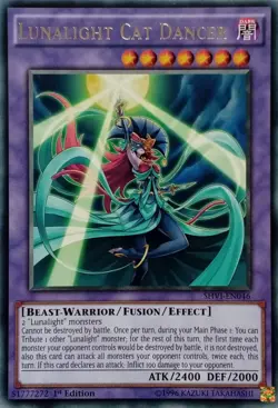 SHVI-EN046 LUNALIGHT CAT DANCER RARE 1ST EDITION YuGiOh CARD - Image 1