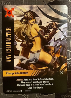 Charge into Battle 450 Any Character Assist Special Card! OverPower Prize Pack! - Image 1