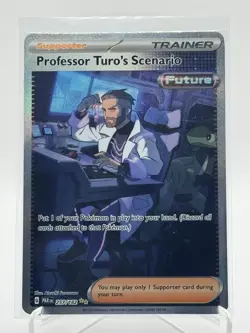 Professor Turos Scenario Paradox Rift Pokemon TCG Holo Card 257/182 - Image 1