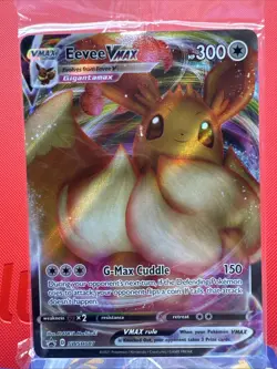 Eevee VMAX SWSH087 SEALED Shining Fates Black Star Promo Card Pokemon TCG - Image 1
