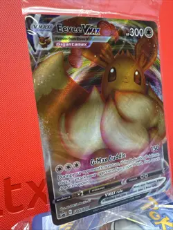 Eevee VMAX SWSH087 SEALED Shining Fates Black Star Promo Card Pokemon TCG - Image 2