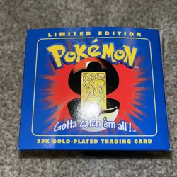 23K Gold Plated CHARIZARD Trading Card 1999 Burger King Pokemon - Image 3