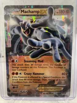 Machamp EX Half Art Holo Rare 37/98 Pokemon Card-Ancient Origins-VERY NEAR MINT! - Image 1