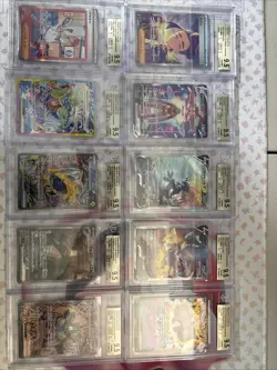 Pokemon 10 SAR CARD LOT ! All SAR All Gem Mint Beckett 9.5 Bgs #1 - Image 1