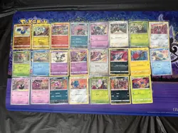 23 Pokemon Card Collection TOMOKAZU KOMIYA Artist Reverse Holo & Reg Bundle Lot - Image 1