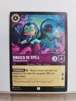 FOIL Magica De Spell - Thieving Sorceress - 50/204 Uncommon Lorcana Eng Card - Image 1