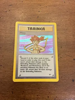 Trainer Card Misty Great Condition Pokemon Card 18/132 - Image 1