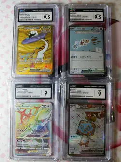 Lot of 4 Graded Pokemon Cards (Slabs) CGC - Image 1