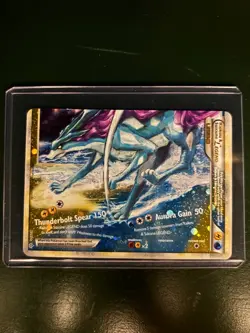 Pokemon Raikou & Suicune LEGEND Holo Card (bottom) 93/95 Thunderbolt Spear - Image 1
