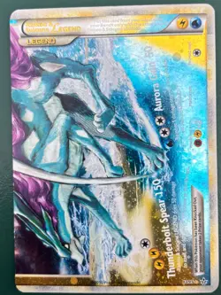 Pokemon Raikou & Suicune LEGEND Holo Card (bottom) 93/95 Thunderbolt Spear - Image 3