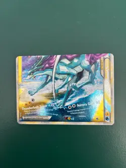 Pokemon Raikou & Suicune LEGEND Holo Card (bottom) 93/95 Thunderbolt Spear - Image 4