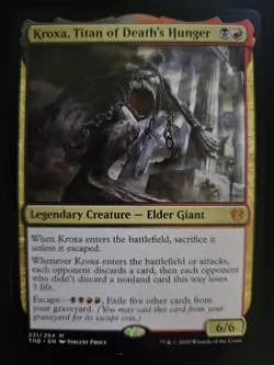 Kroxa, Titan of Death's Hunger NM Theros Beyond Death MTG FREE SHIPPING - Image 1