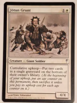 Jotun Grunt - Coldsnap - Magic the Gathering MTG Nice! - Image 1