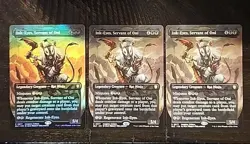 (3×)MTG Ink-Eyes,Servant of Oni Commander: Bloomburrow Borderless - Exact Shown - Image 1
